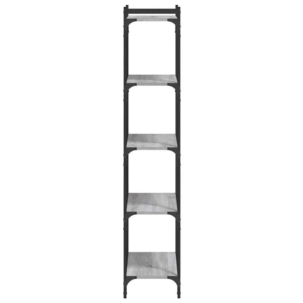vidaXL vidaXL Bookcase 5-Tier Grey Sonoma 60x30x154 cm Engineered Wood - Bookcase