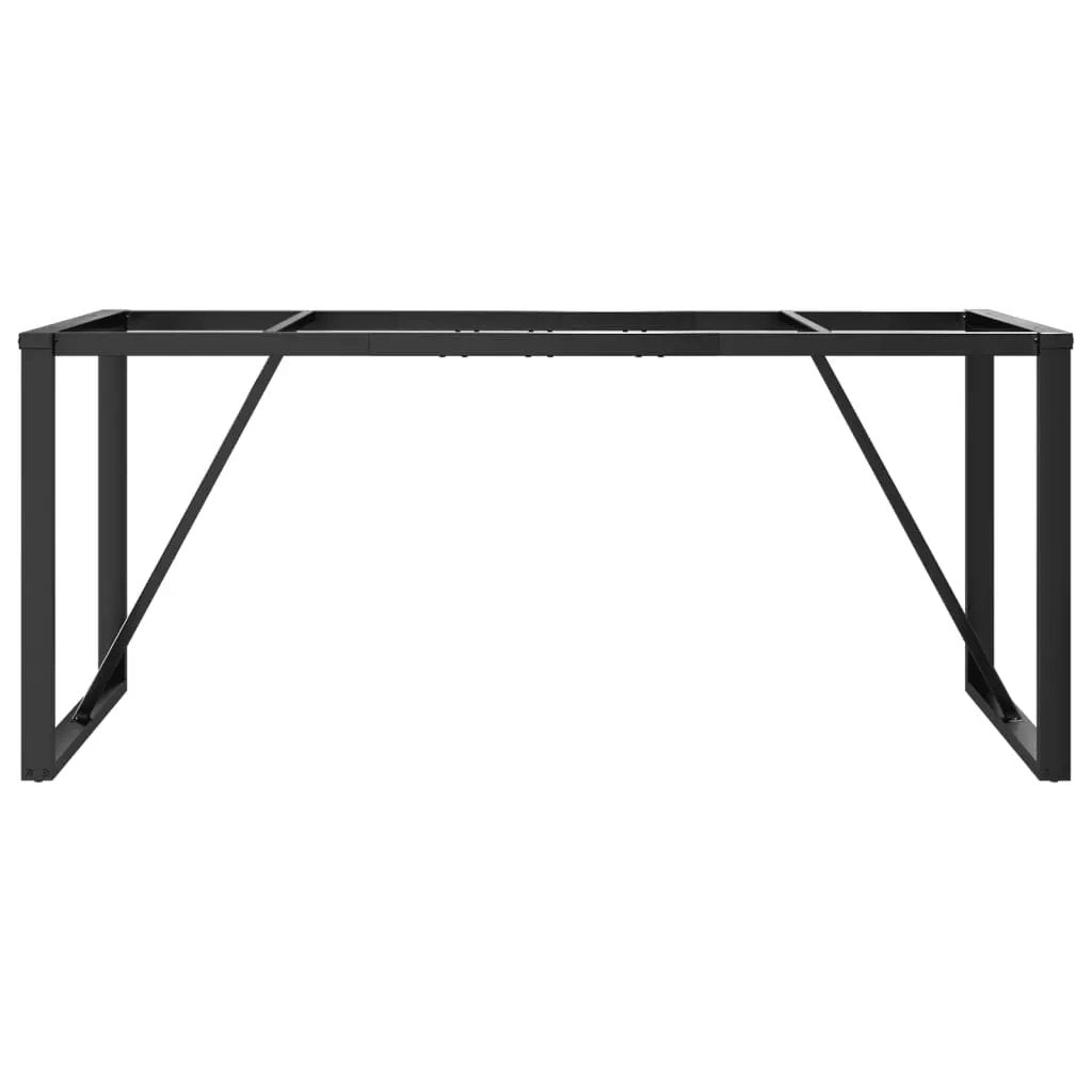 vidaXL vidaXL Dining Table Legs O-Frame 160x80x73 cm Steel - Dining Table