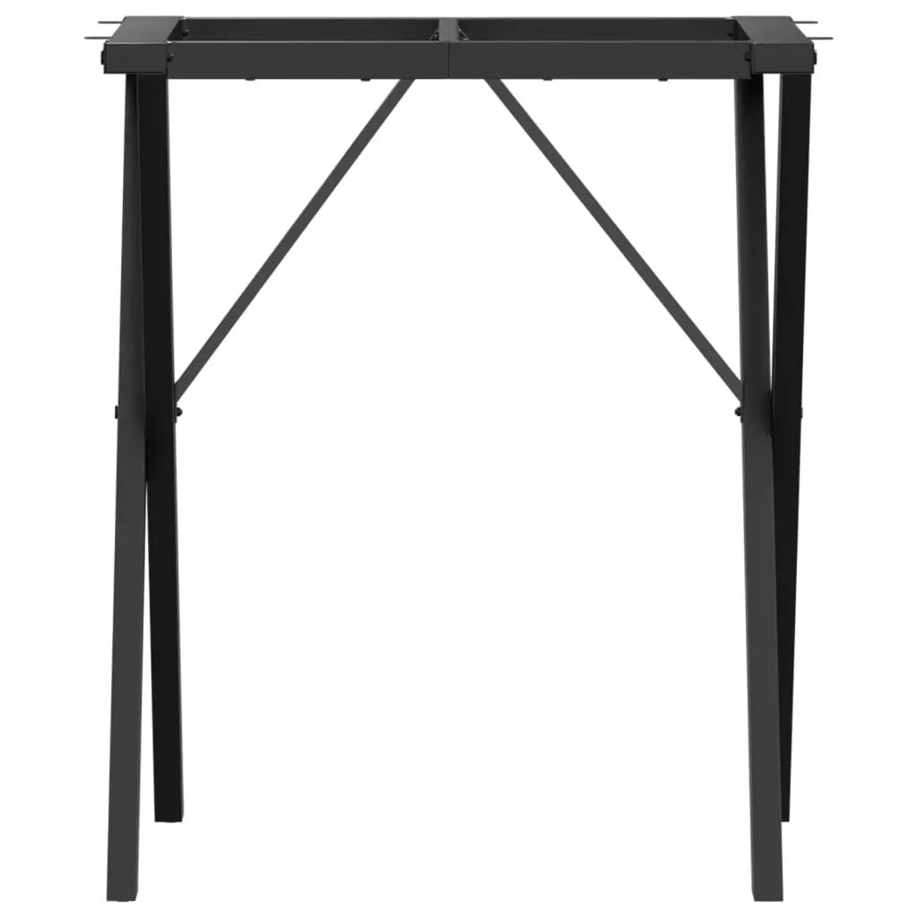 vidaXL vidaXL Dining Table Legs X-Frame 60x50x73 cm Steel - Dining Table