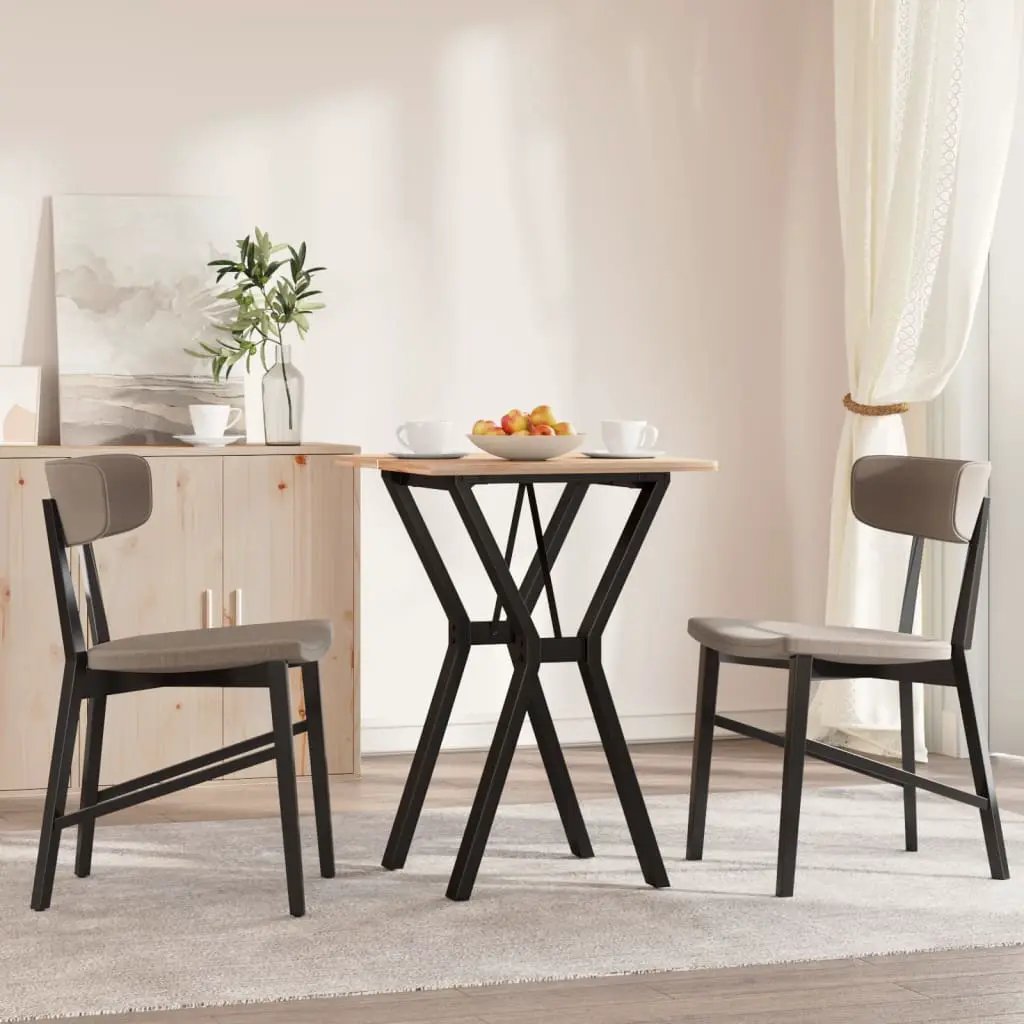 vidaXL vidaXL Dining Table Legs Y-Frame 40x40x73 cm Steel - Dining Table