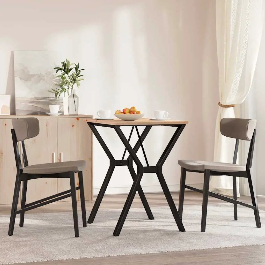 vidaXL vidaXL Dining Table Legs Y-Frame 60x50x73 cm Steel - Dining Table