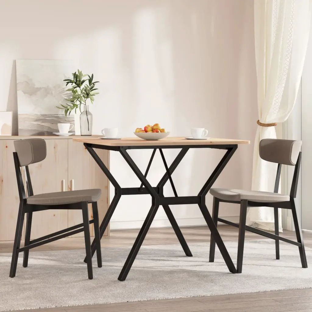 vidaXL vidaXL Dining Table Legs Y-Frame 70x70x73 cm Steel - Dining Table