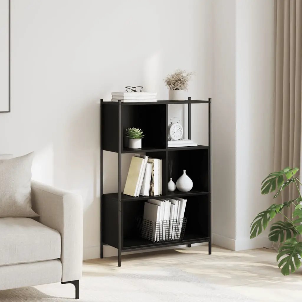 vidaXL vidaXL Bookcase Black 72x28x109 cm Engineered Wood - Bookcase