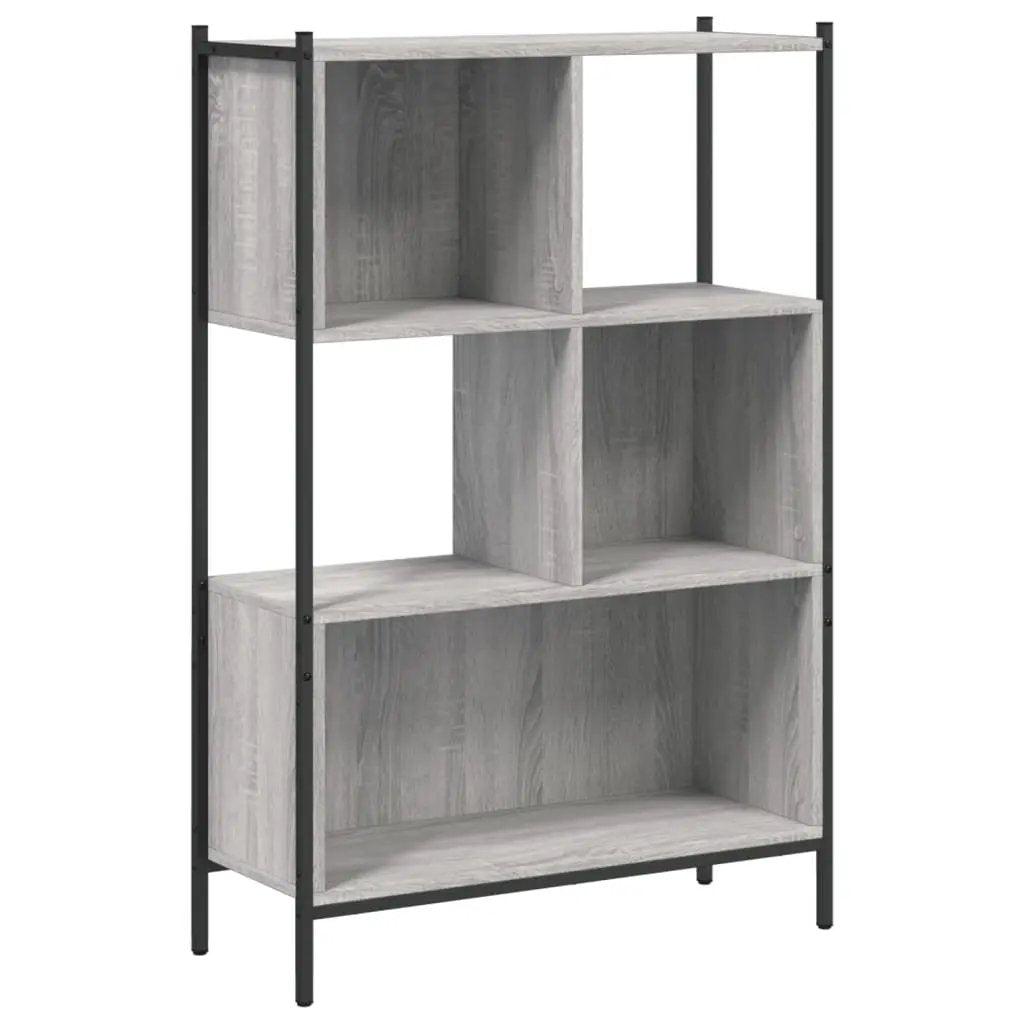 vidaXL vidaXL Bookcase Grey Sonoma 72x28x109 cm Engineered Wood - Bookcase