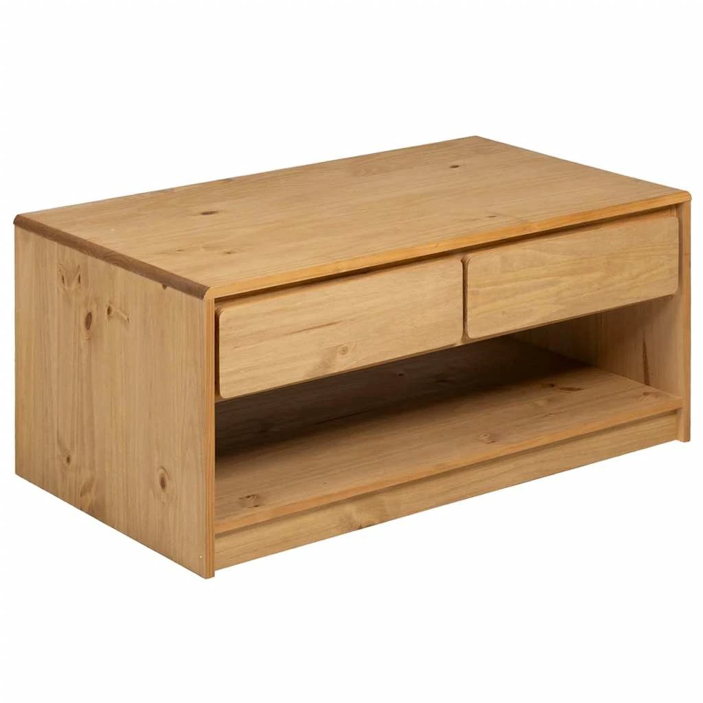 VidaXL Coffee Table 99x55x45 Solid Pine Home by vidaXL