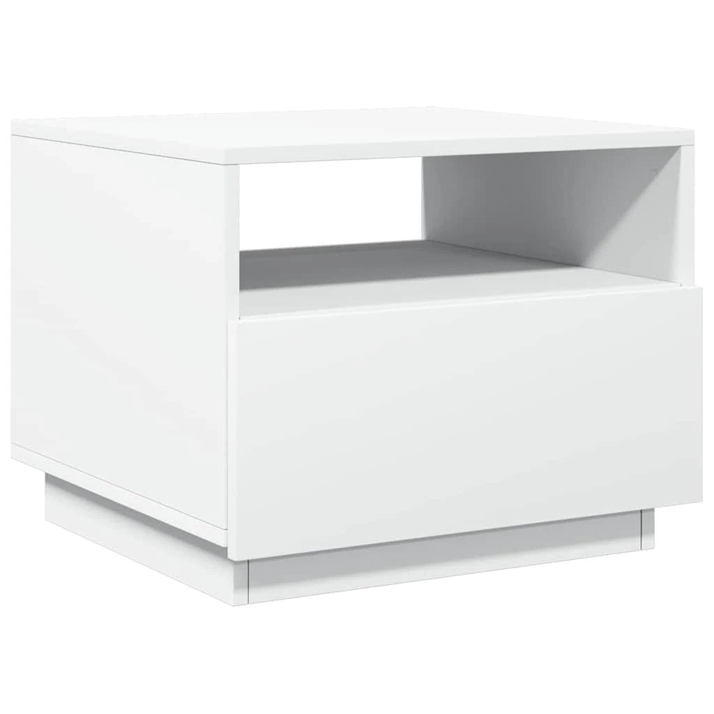 VidaXL Coffee Table 50x49x40 LED Lights Home by vidaXL