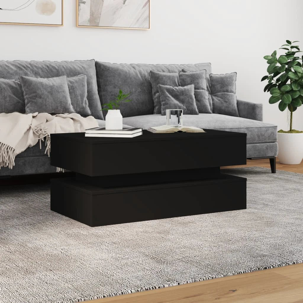vidaXL VidaXL Coffee Table 90x50x40 LED Living Room - Coffee Table