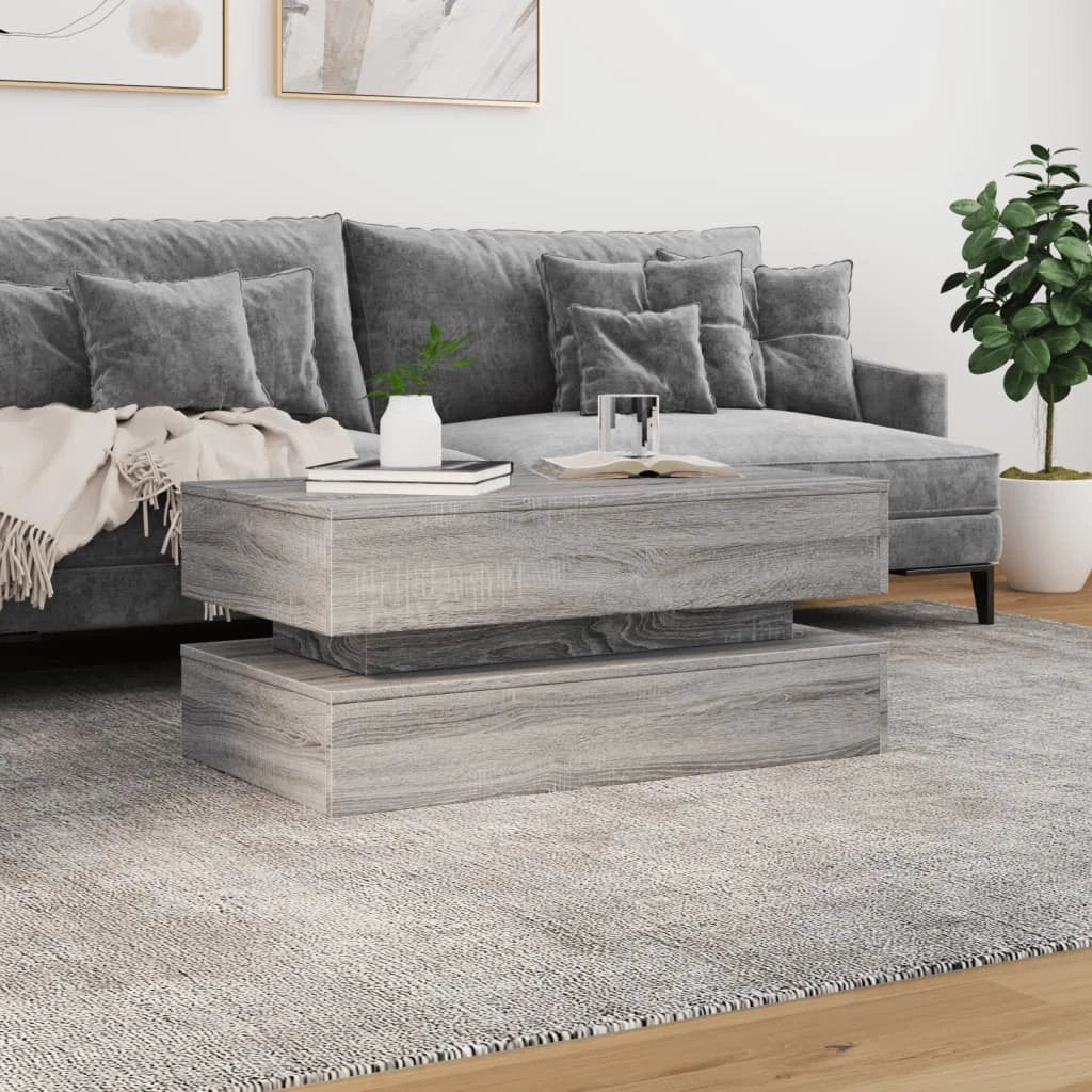 vidaXL VidaXL Coffee Table 90x50x40 cm LED Living Room - Coffee Table