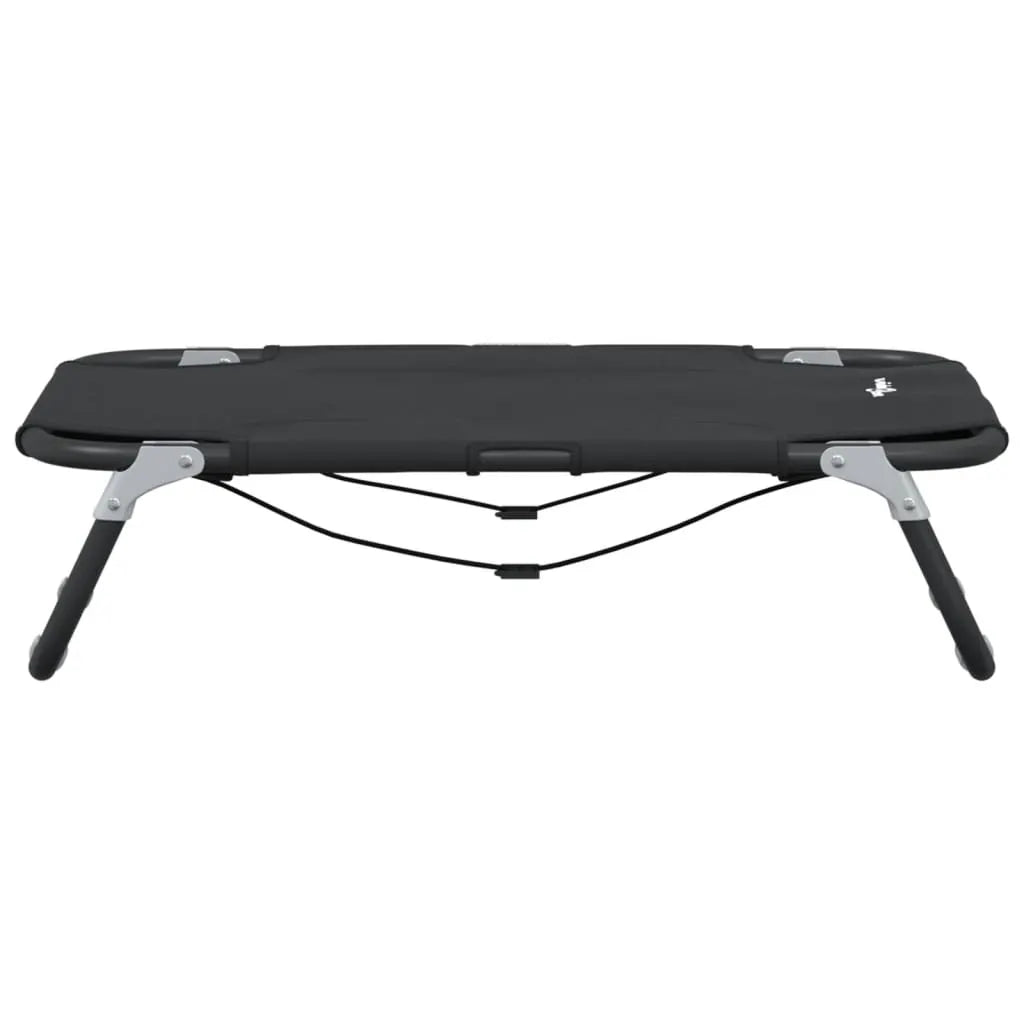 vidaXL Dog Bed Foldable Anthracite Oxford Fabric and Steel - from vidaXL
