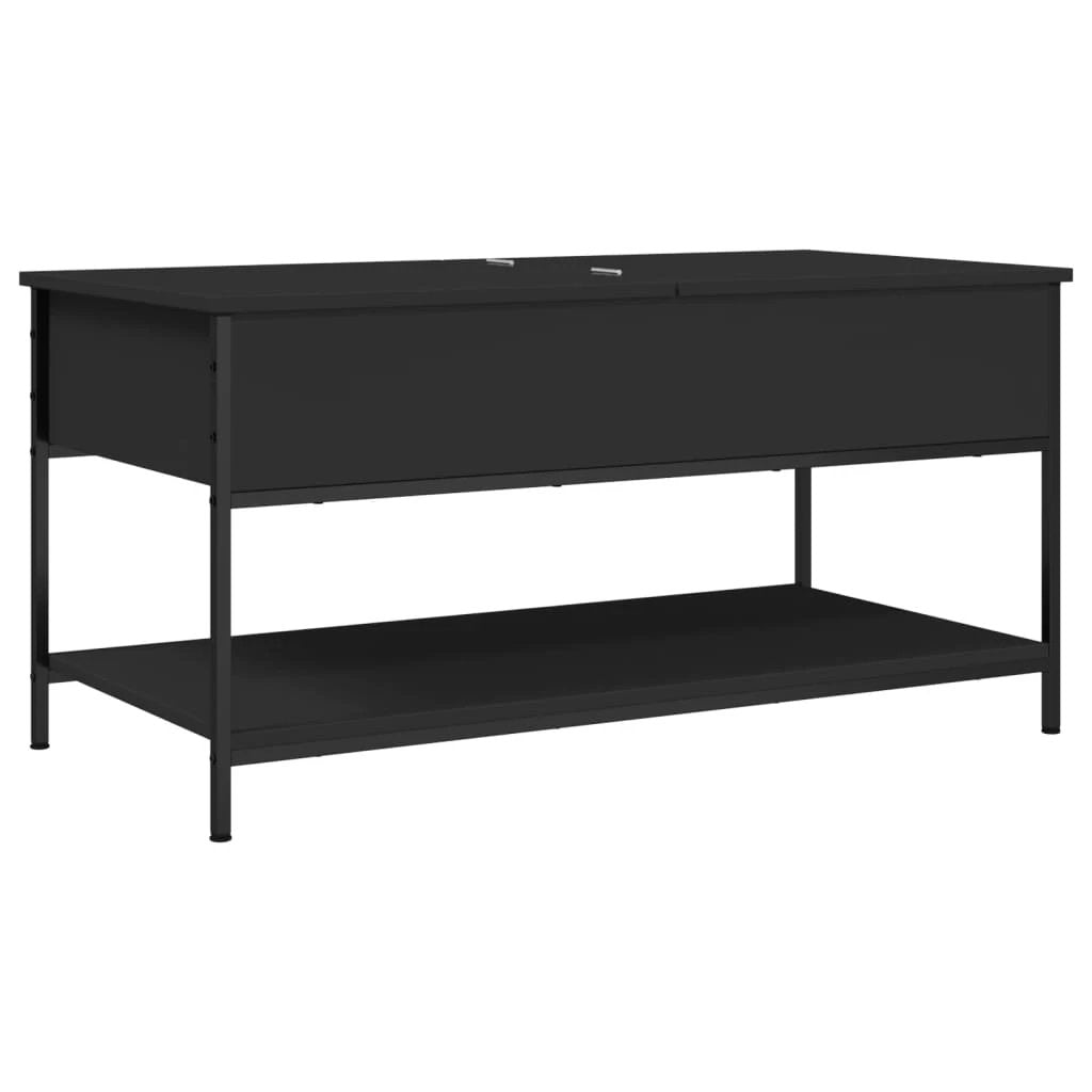 vidaXL Coffee Table 100x50x50 Wood Metal Storage by vidaXL