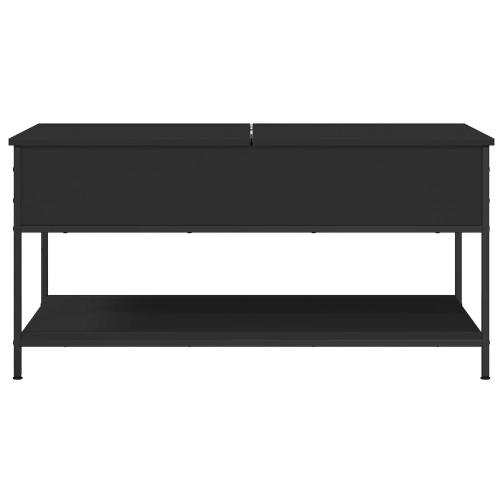 vidaXL Coffee Table 100x50x50 Wood Metal Storage by vidaXL
