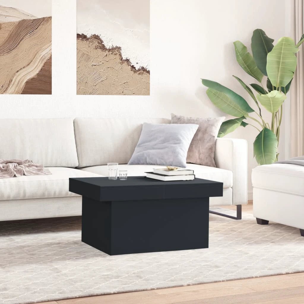 VidaXL Coffee Table 80x55x40cm Hidden Storage Home by vidaXL