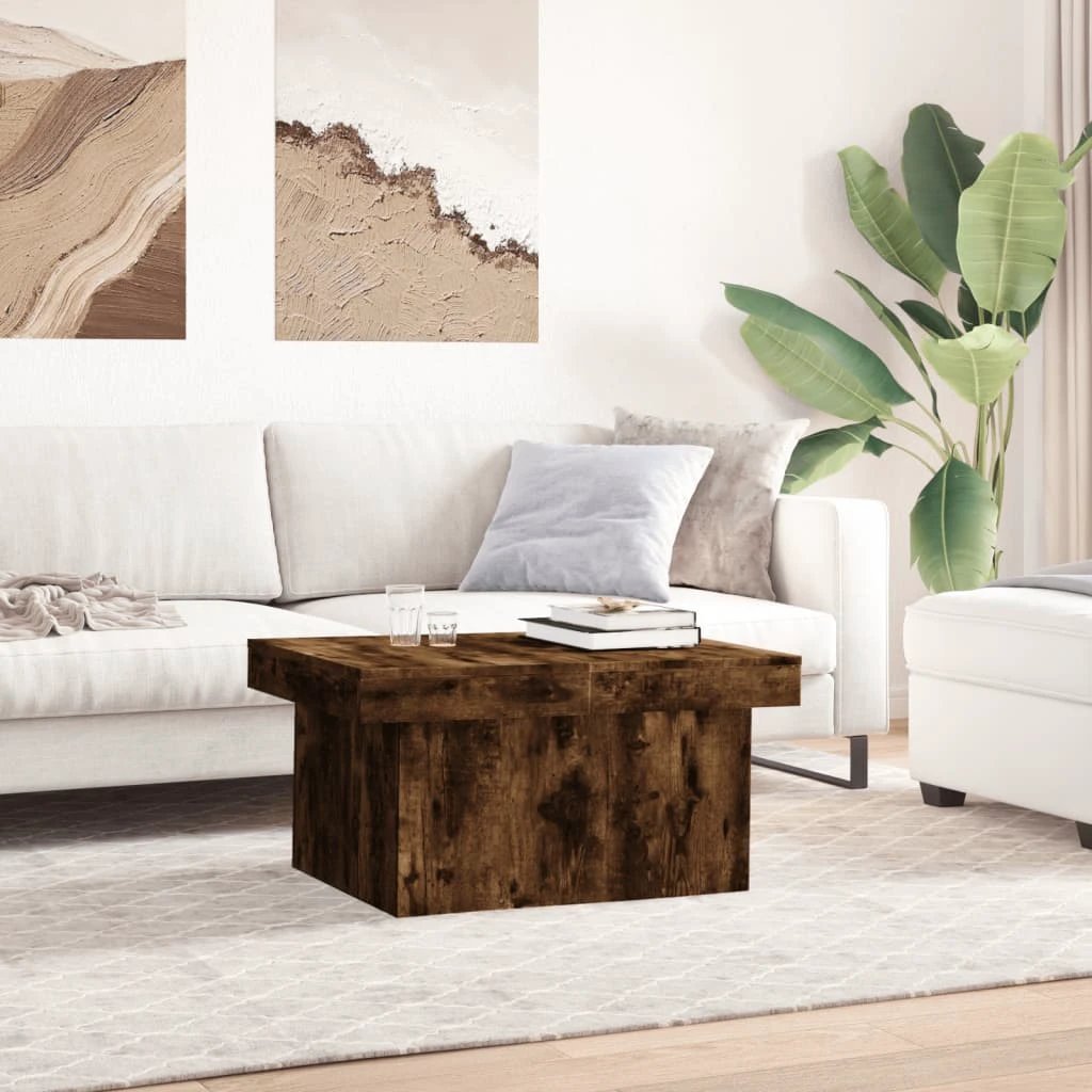 vidaXL vidaXL CoffeeTable 100x55x40 Smoked Oak Home - Coffee Table