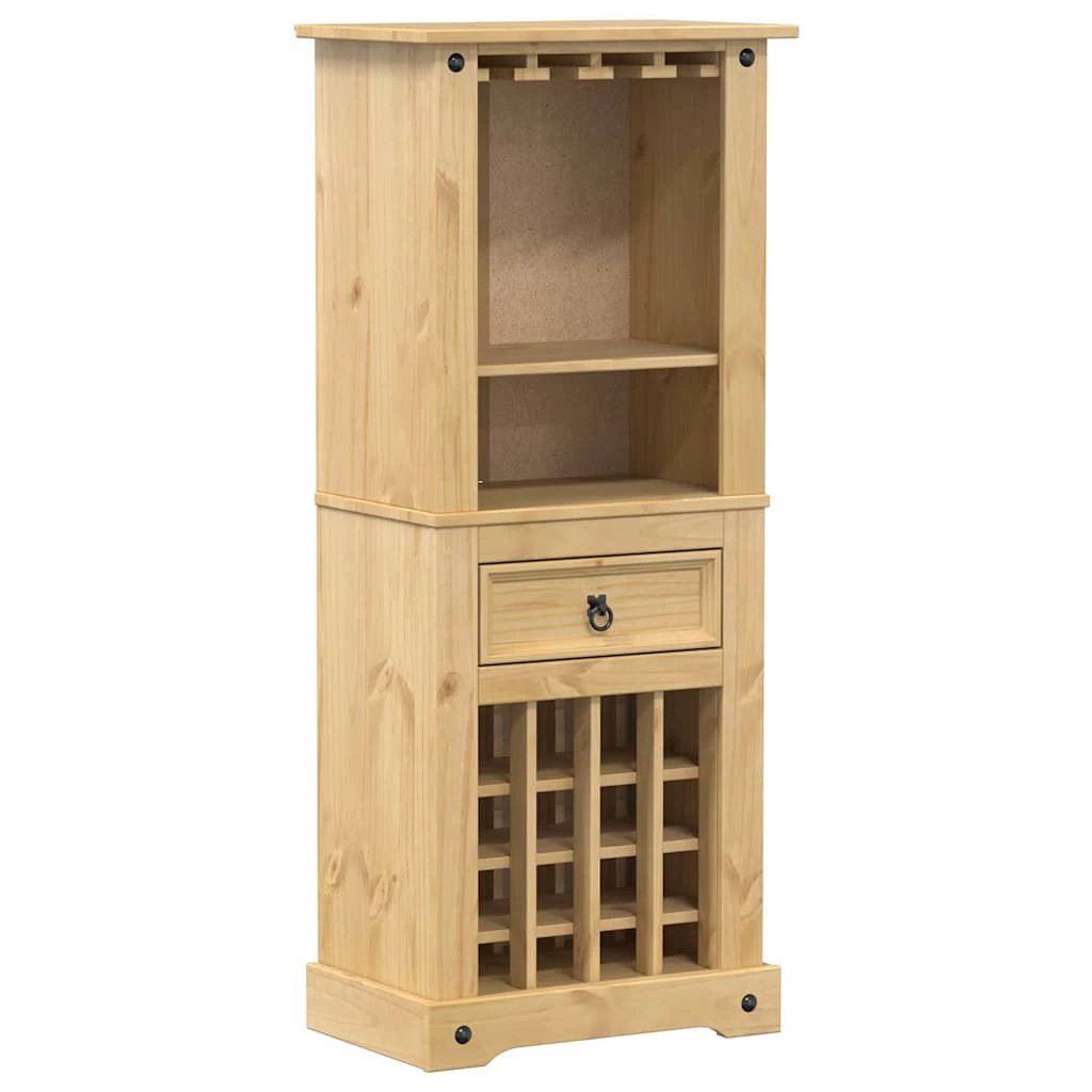 vidaXL vidaXL Wine Rack Corona 56x35x134.5 cm Solid Wood Pine - Wine Rack