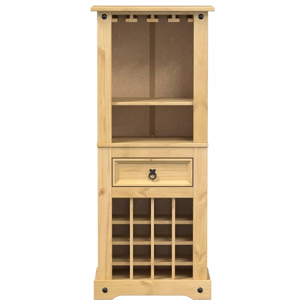 vidaXL vidaXL Wine Rack Corona 56x35x134.5 cm Solid Wood Pine - Wine Rack