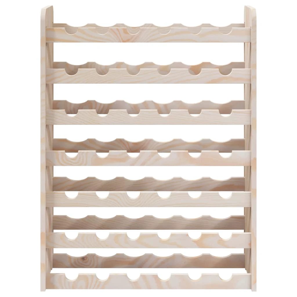 vidaXL vidaXL Wine Rack 67.5x25x87 cm Solid Wood Pine - Wine Rack