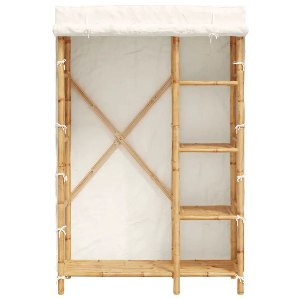 vidaXL vidaXL Wardrobe 110x45x170 cm Bamboo - Wardrobe