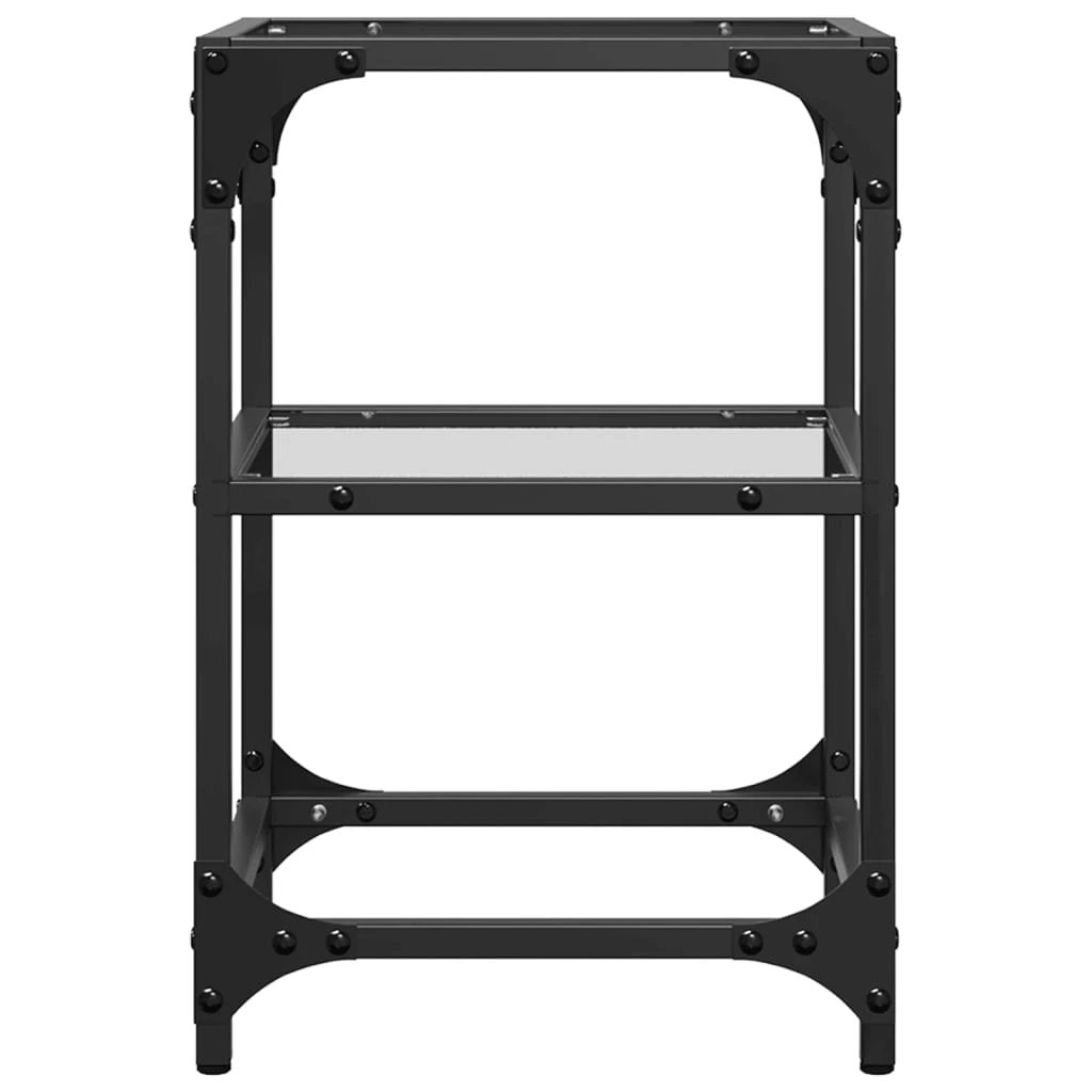 vidaXL VidaXL Coffee Tables 30x30x45cm Glass Top Home - Coffee Table