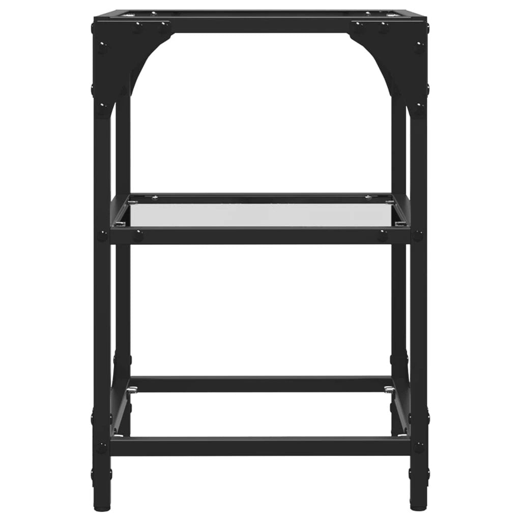 vidaXL VidaXL Coffee Tables 30x30x45cm Glass Top Home - Coffee Table