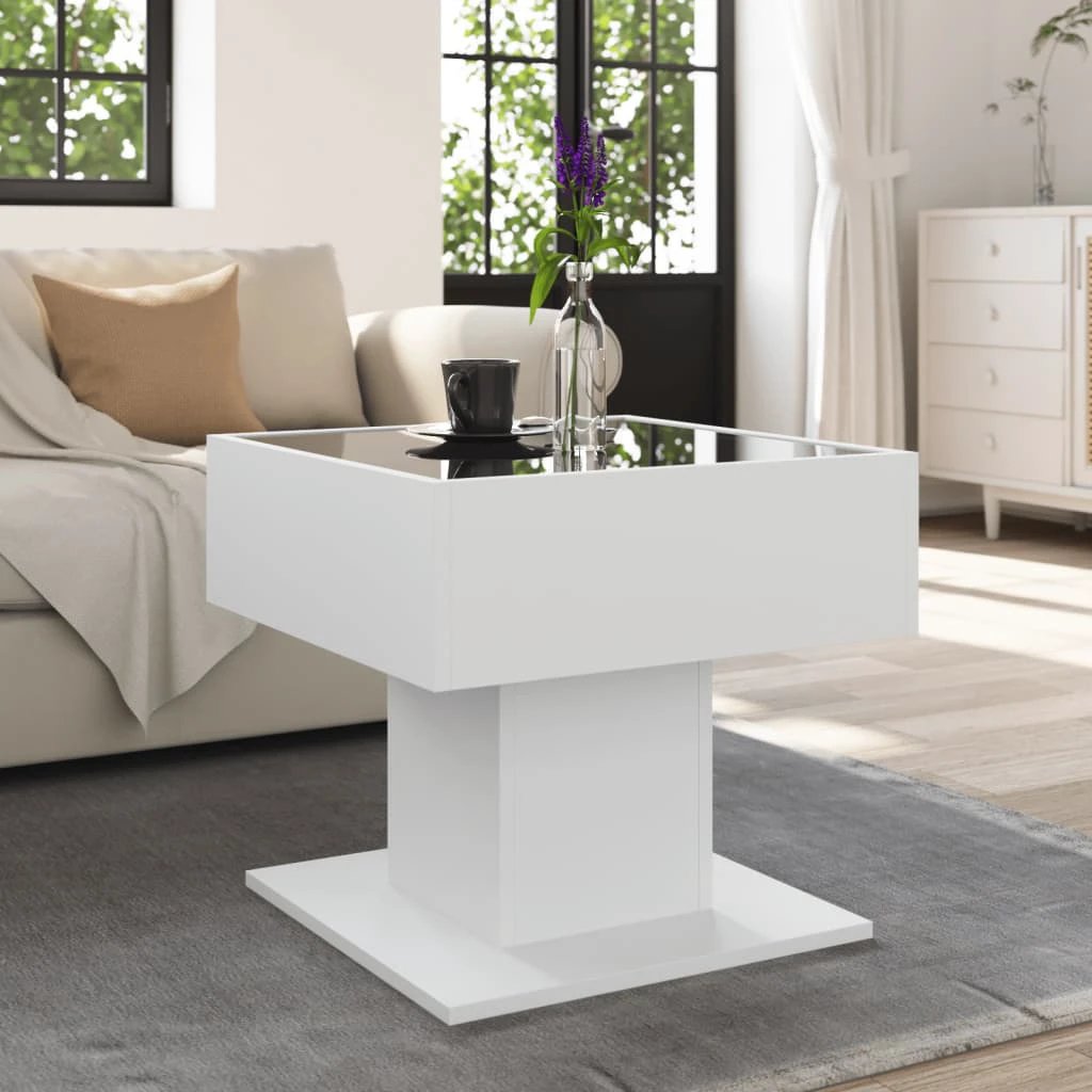 VidaXL Coffee Table 50x50x45 LED Infinity Mirror by vidaXL