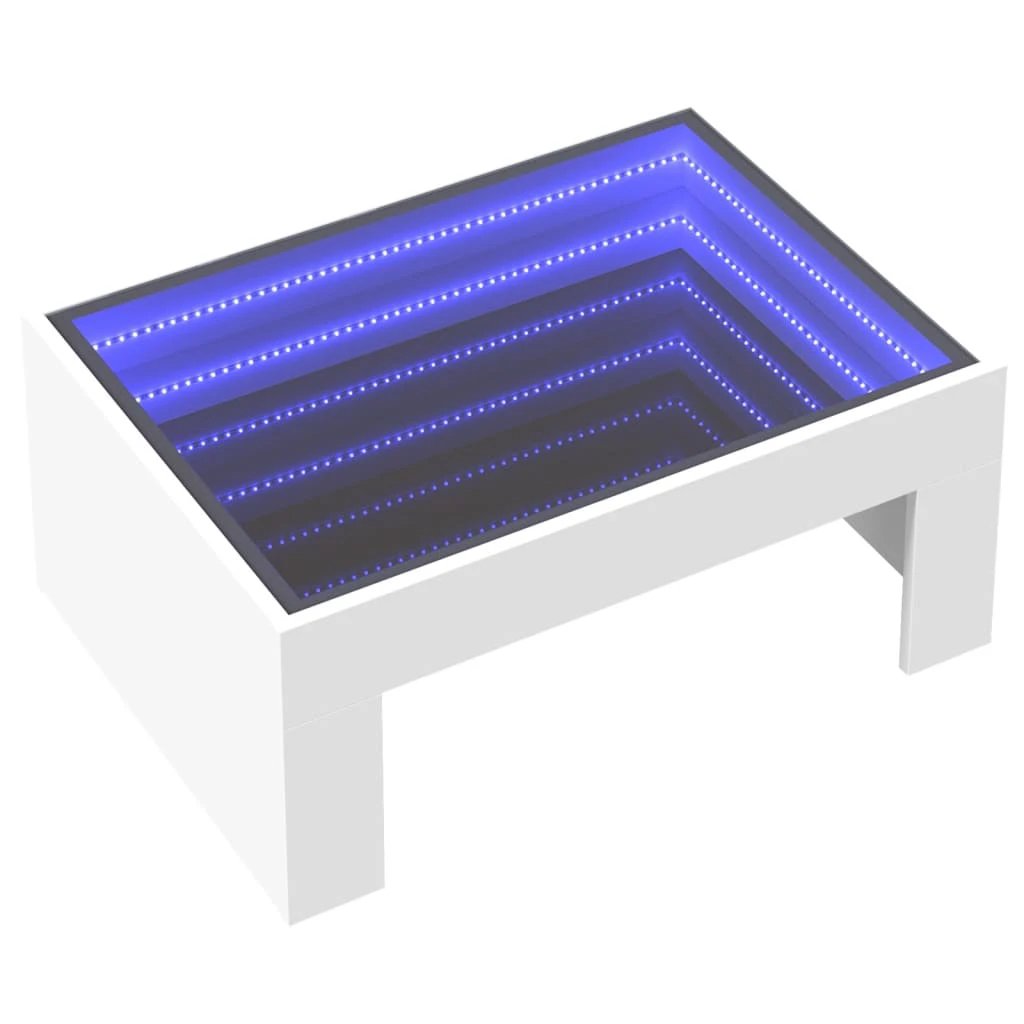 vidaXL vidaXL Coffee Table 70x50x30 LED Infinity Mirror - Coffee Table