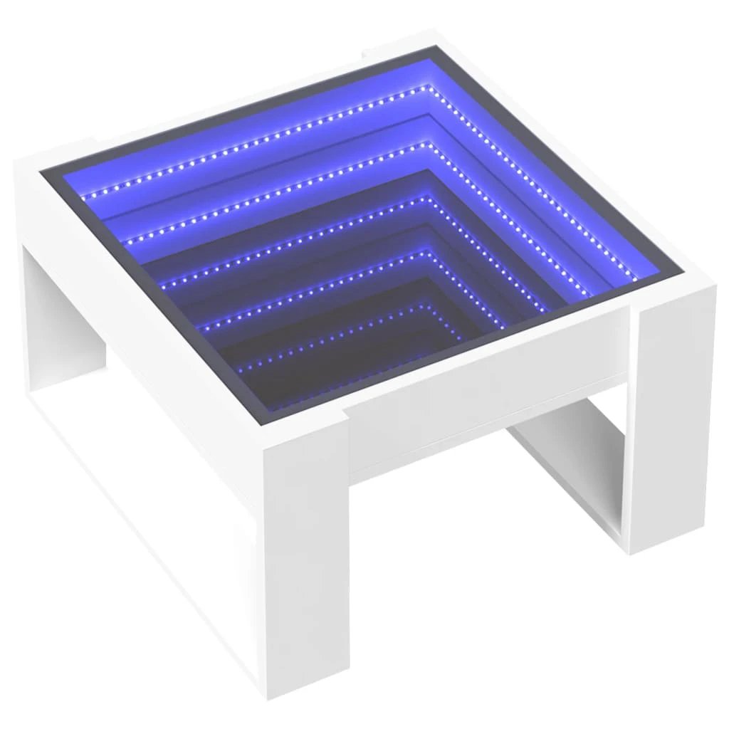 vidaXL VidaXL Coffee Table 50x53x30 LED Infinity Lounge - Coffee Table