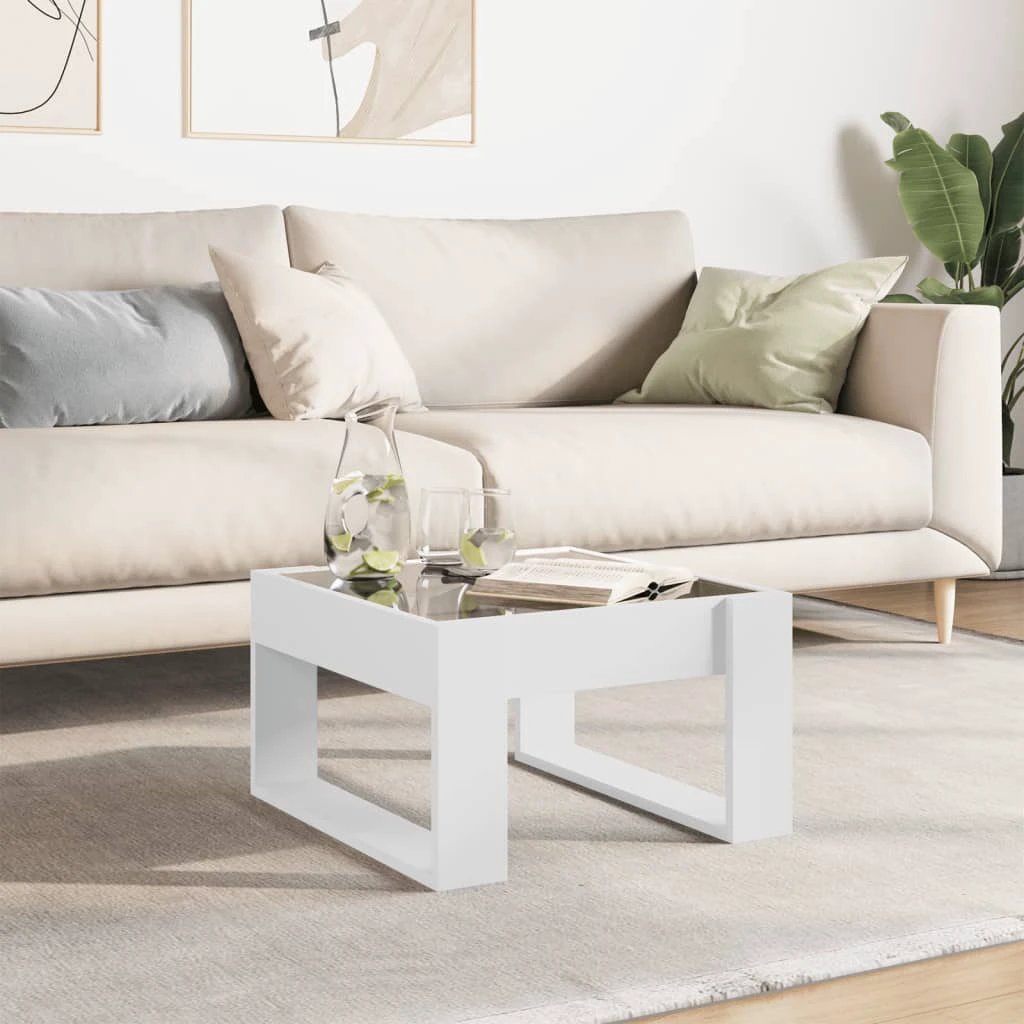 vidaXL VidaXL Coffee Table 50x53x30 LED Infinity Lounge - Coffee Table