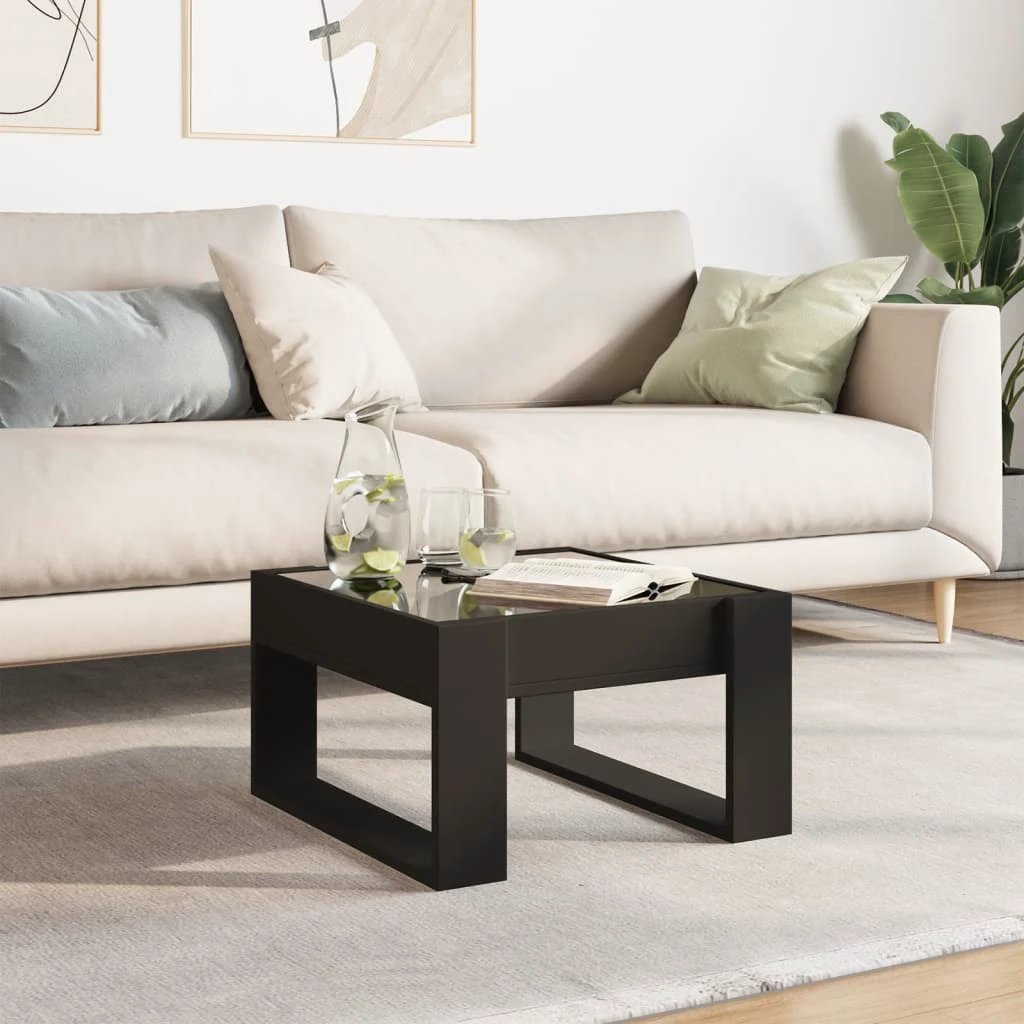 VidaXL Coffee Table 50x53x30 Infinity LED Lounge by vidaXL