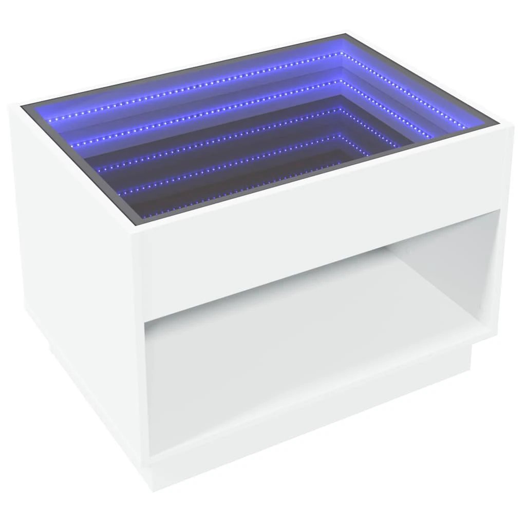 VidaXL Coffee Table 70x50x50 LED Infinity Mirror by vidaXL
