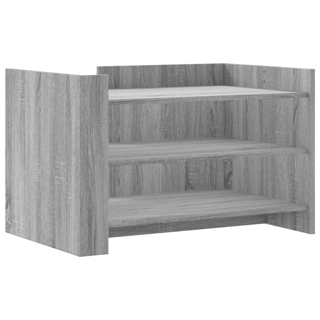 VidaXL Coffee Table 80x50x50 cm Engineered Wood With Storage Shelf for Living Room by vidaXL