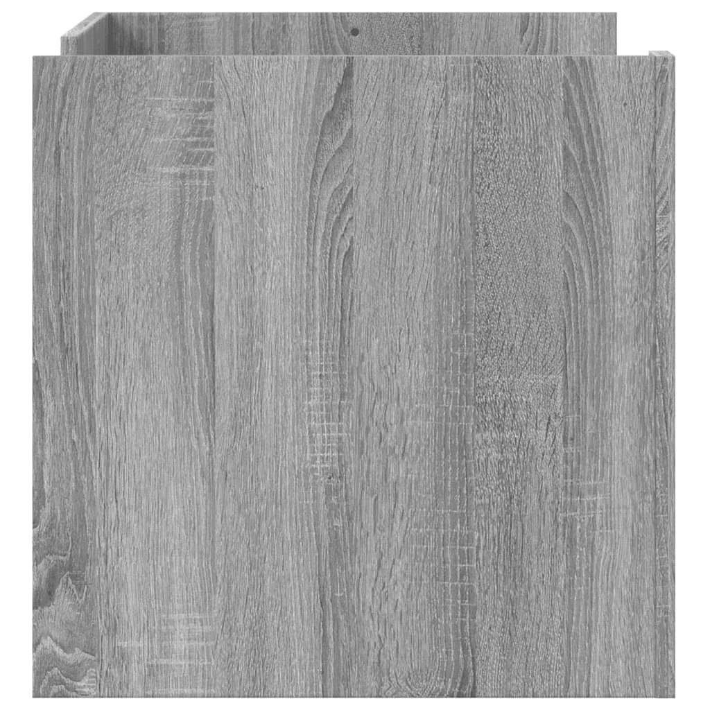 VidaXL Coffee Table 80x50x50 cm Engineered Wood With Storage Shelf for Living Room by vidaXL