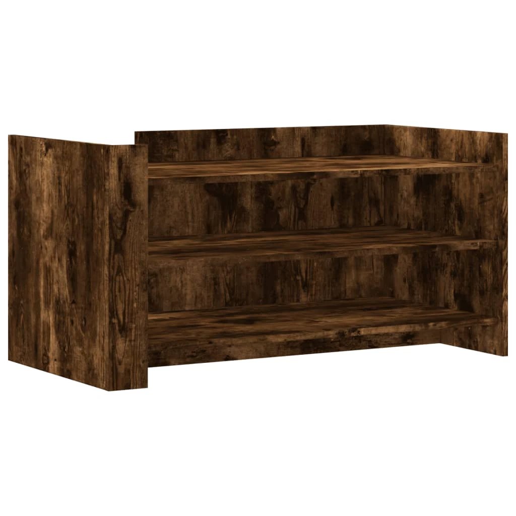 vidaXL Coffee Table 100x50x50 cm Engineered Wood Moisture Resistant Living Room Storage Shelves by vidaXL