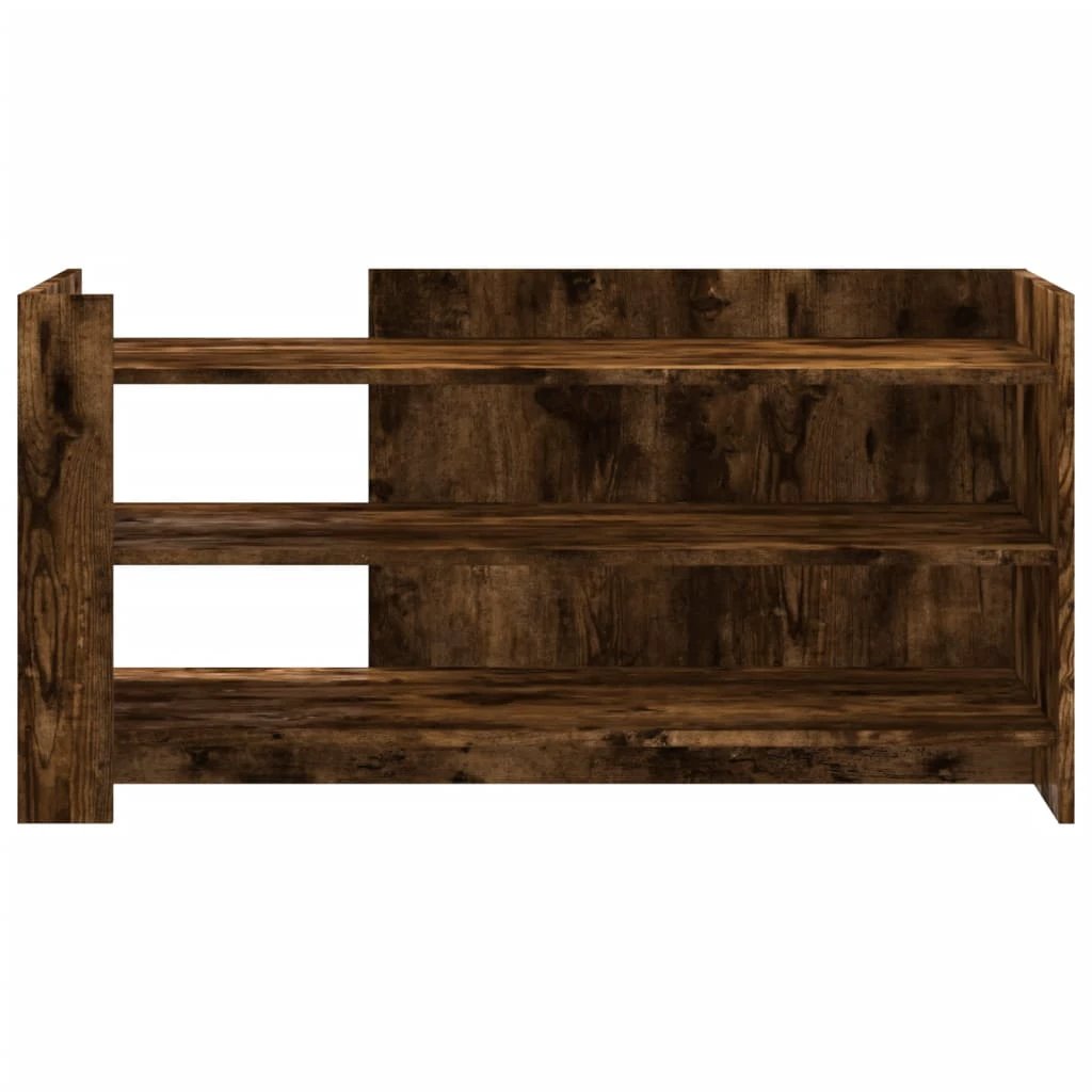 vidaXL Coffee Table 100x50x50 cm Engineered Wood Moisture Resistant Living Room Storage Shelves by vidaXL