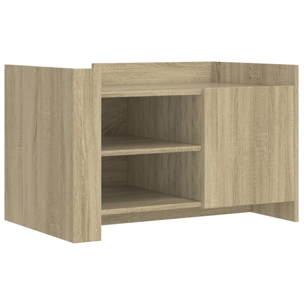vidaXL vidaXL Coffee Table 80x50x50 cm Engineered Wood With Storage Modern Living Room Decor - Coffee Table