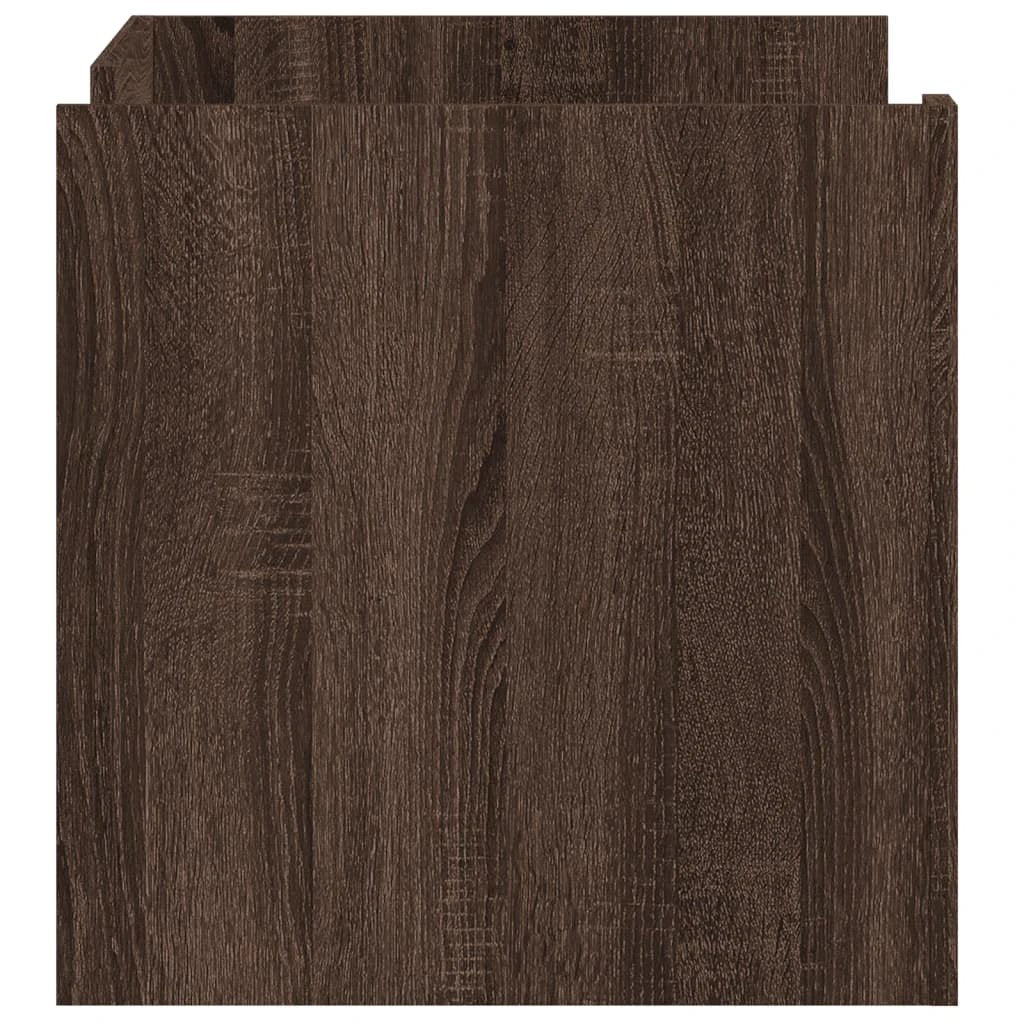 vidaXL VidaXL Coffee Table 80x50x50 cm Engineered Wood With Storage Shelves For Living Room - Coffee Table