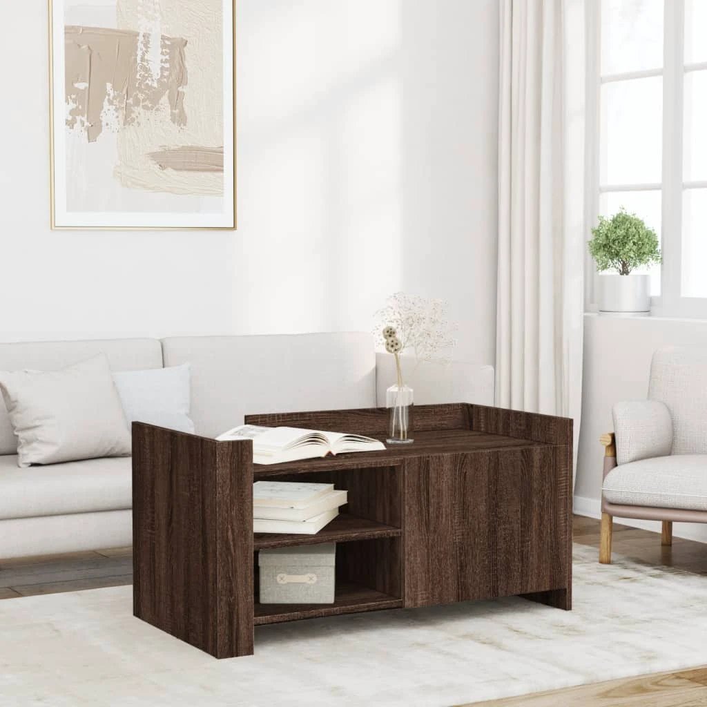 VidaXL Coffee Table 100x50x50 Engineered Wood Home by vidaXL