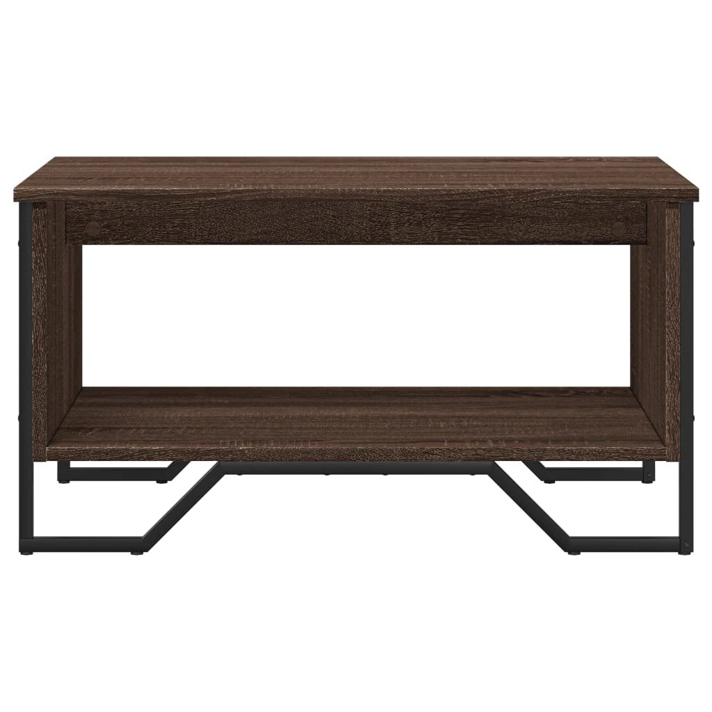 vidaXL VidaXL Coffee Table 75x51x40 cm Engineered Wood Open Shelf for Living Room Decor - Coffee Table