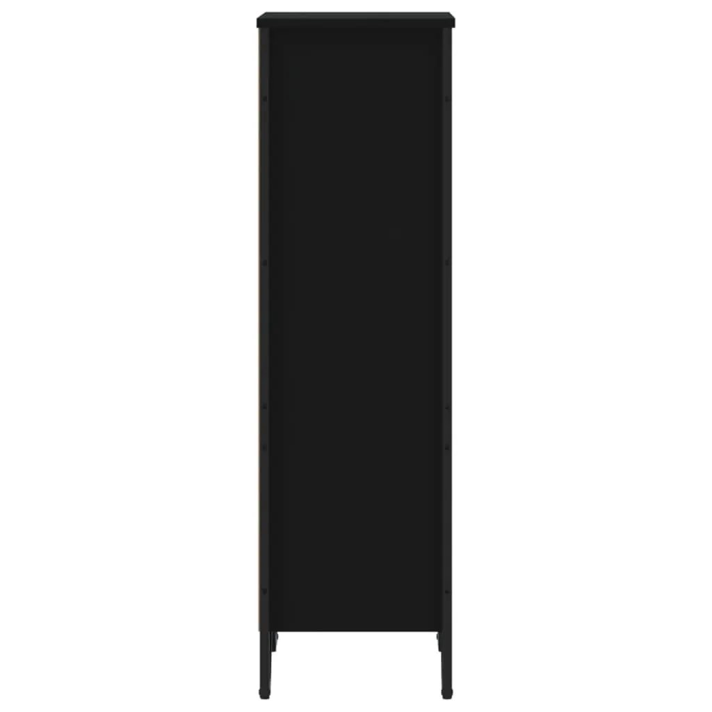vidaXL vidaXL Bookcase Black 50x31x106 cm Engineered Wood - Bookcase