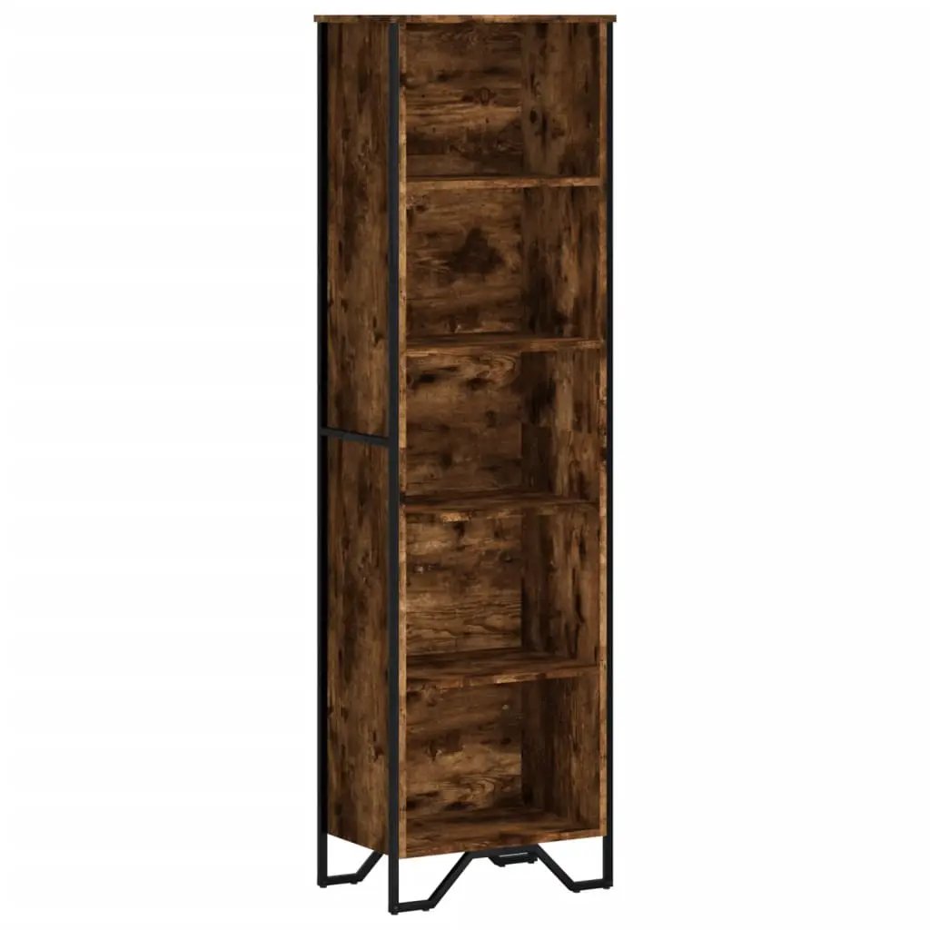 vidaXL vidaXL Bookcase Smoked Oak 50x31x169 cm Engineered Wood - Bookcase