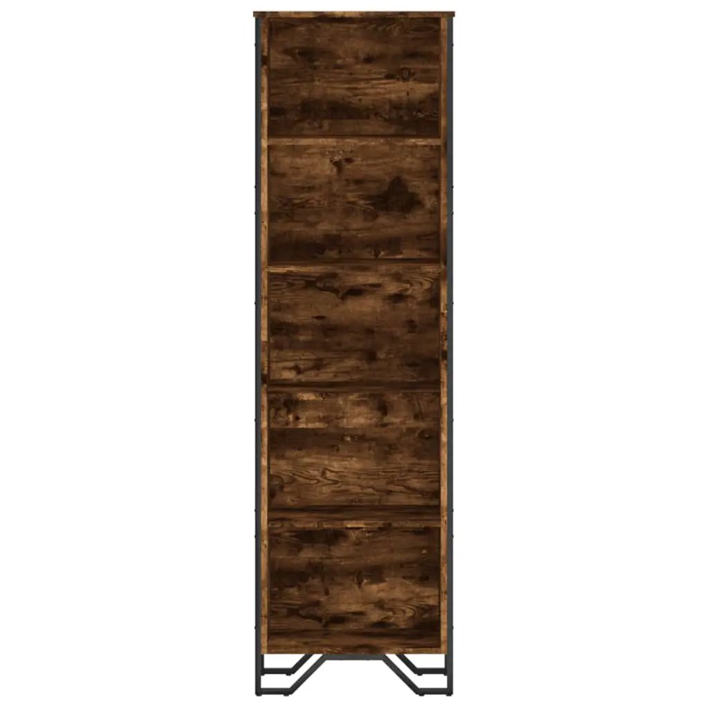 vidaXL vidaXL Bookcase Smoked Oak 50x31x169 cm Engineered Wood - Bookcase