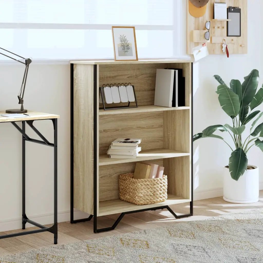 vidaXL vidaXL Bookcase Sonoma Oak 80x31x106 cm Engineered Wood - Bookcase