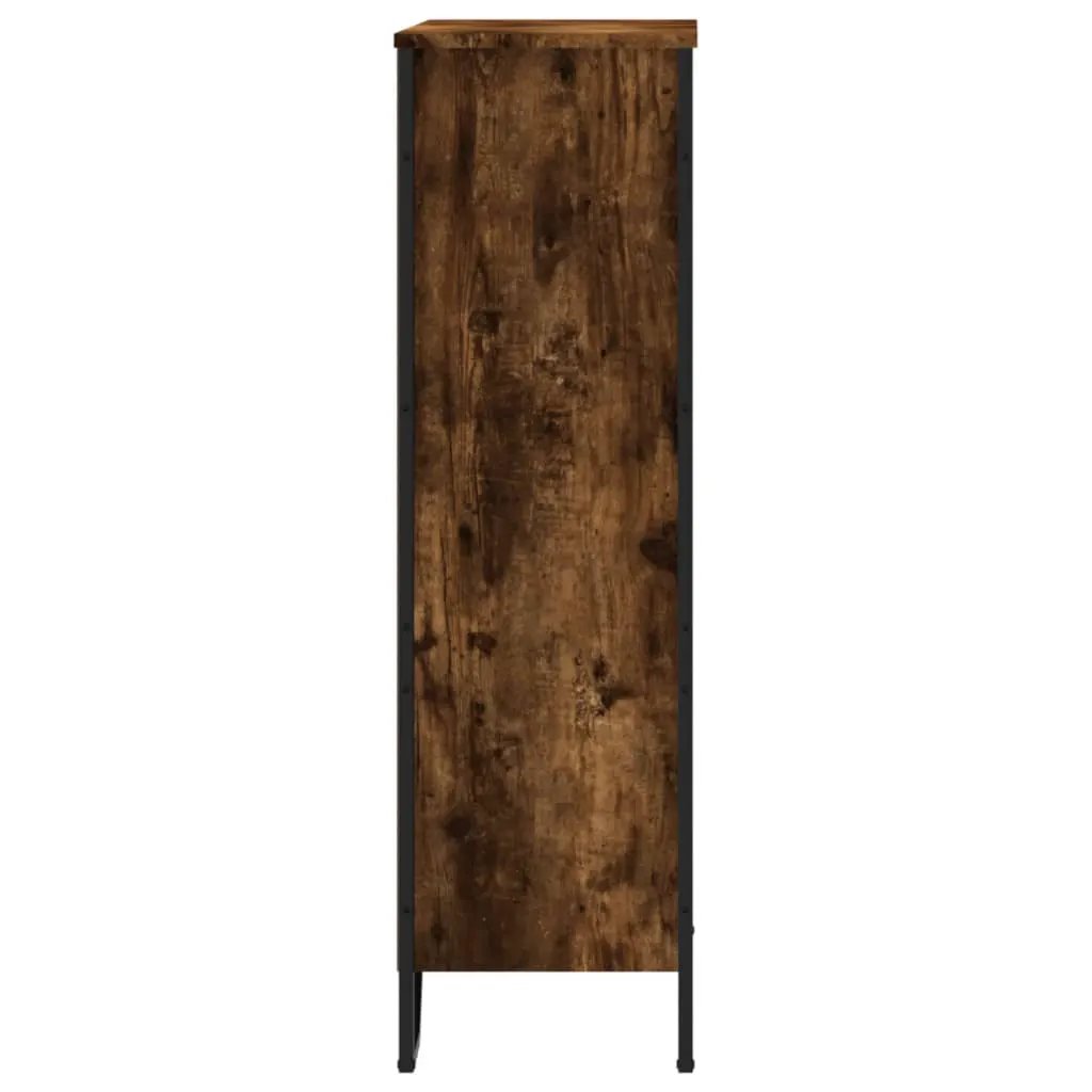 vidaXL vidaXL Bookcase Smoked Oak 80x31x106 cm Engineered Wood - Bookcase