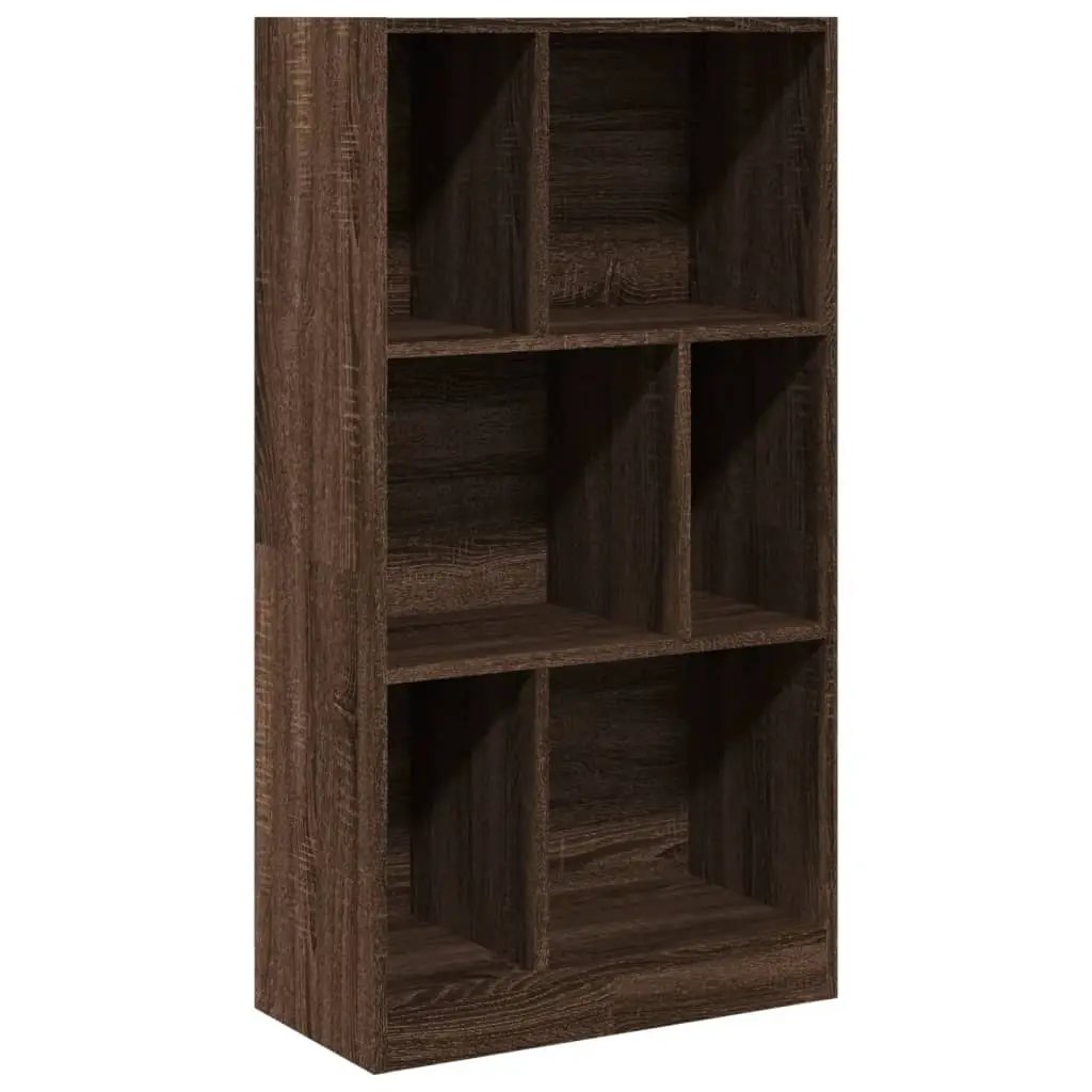 vidaXL vidaXL Bookcase Brown Oak 57x28.5x107.5 cm Engineered Wood - Bookcase