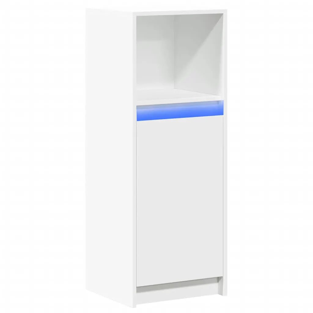 vidaXL vidaXL Sideboard with LED White 38x34x100 cm Engineered Wood - Sideboard