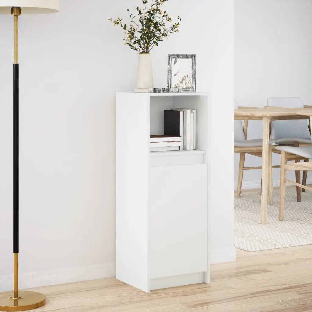 vidaXL vidaXL Sideboard with LED White 38x34x100 cm Engineered Wood - Sideboard