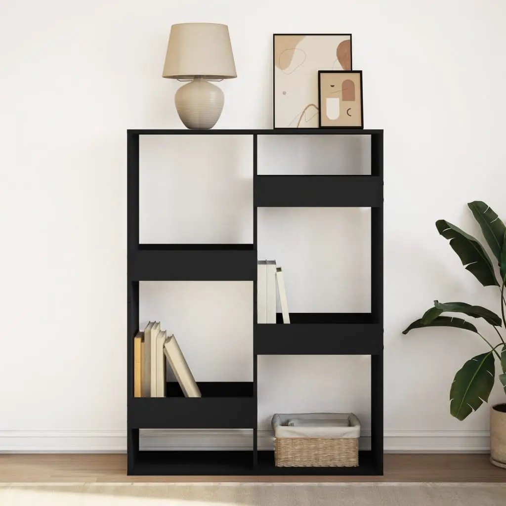 vidaXL vidaXL Bookcase Black 100x33x135 cm Engineered Wood - Bookcase