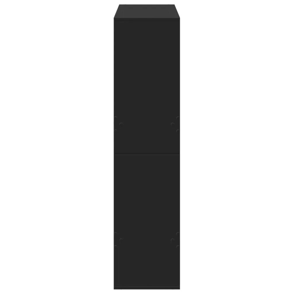 vidaXL vidaXL Bookcase Black 100x33x135 cm Engineered Wood - Bookcase