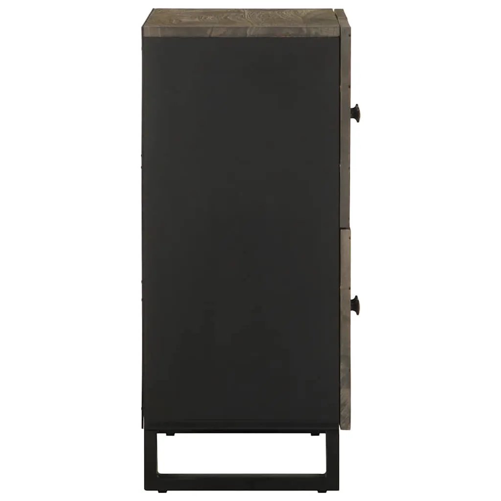 vidaXL vidaXL Sideboard Black 60x33x75 cm Solid Wood Mango - Sideboard