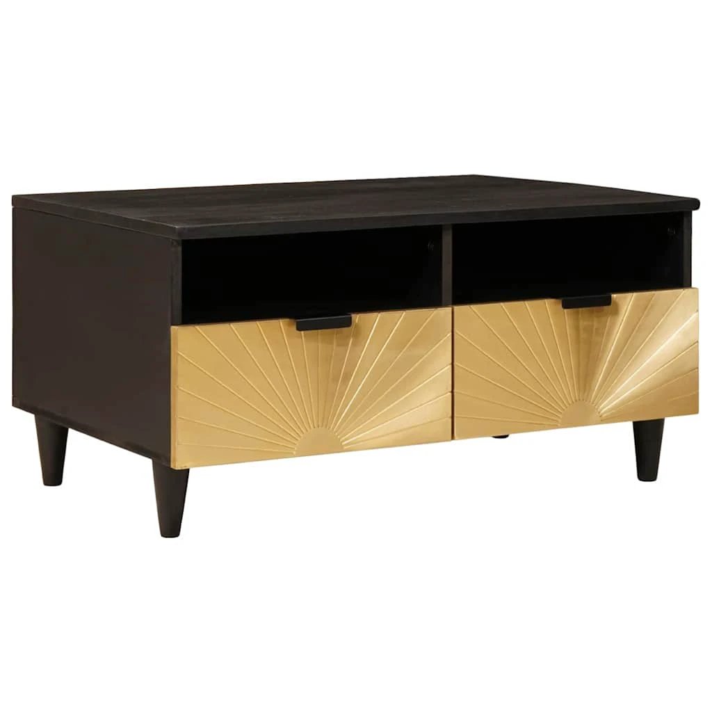 VidaXL Coffee Table 80x54x40cm Drawer Mango Home by vidaXL