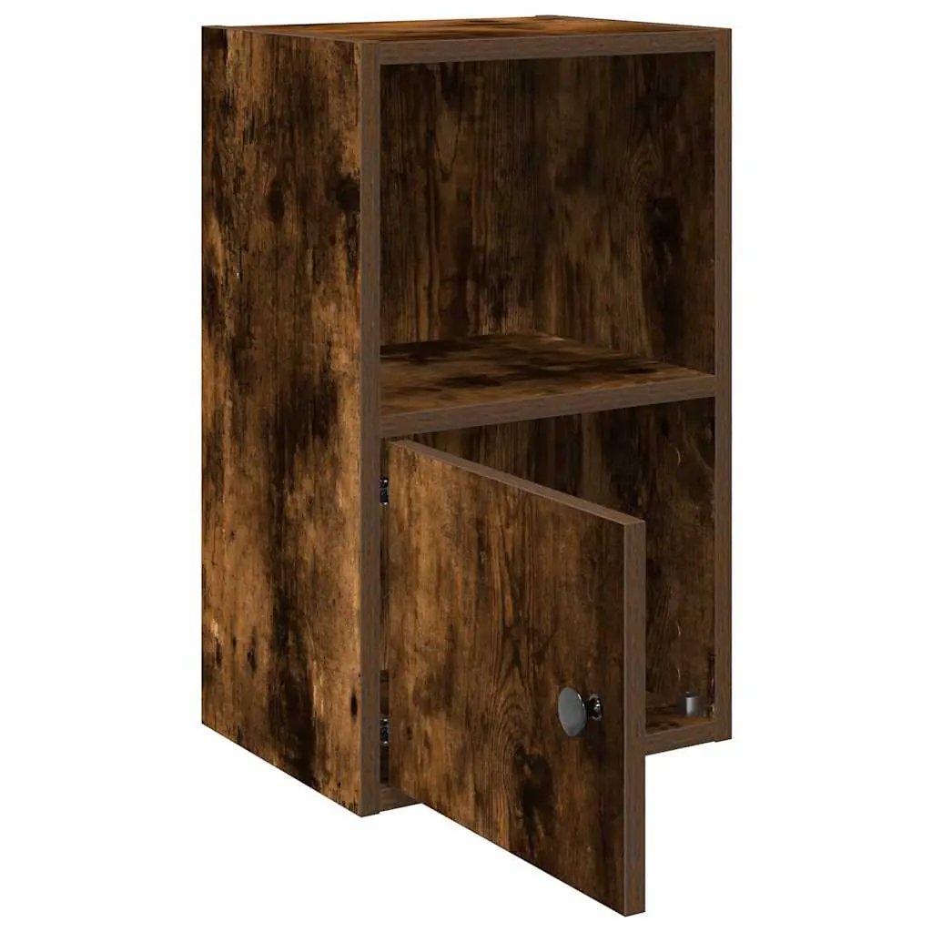 vidaXL vidaXL Bookcase Smoked Oak 31x24x52 cm Engineered Wood - Bookcase
